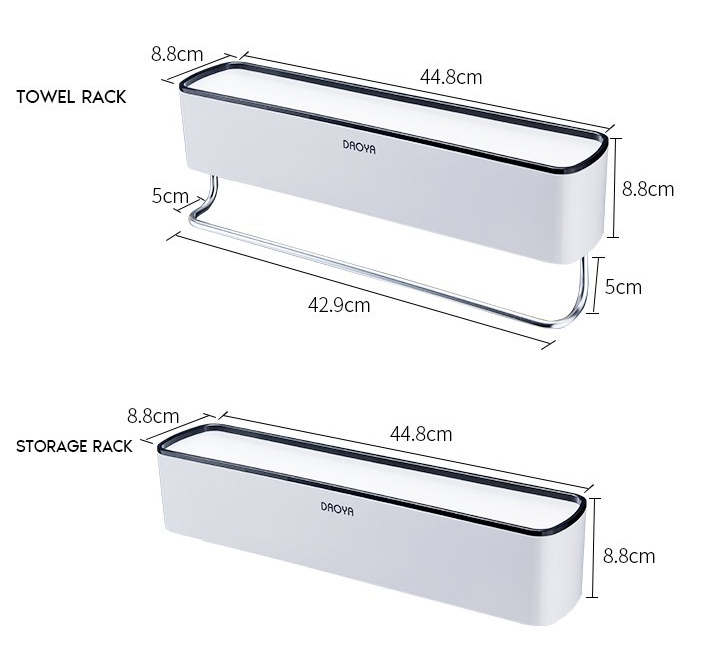 Bathroom Shelf Shower Caddy Organizer Wall Mount Shampoo Rac