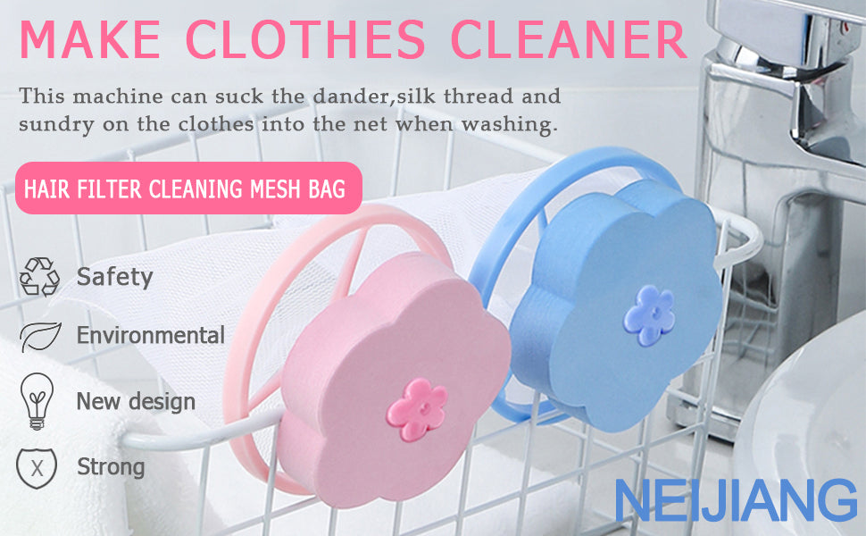 Pet Hair Catcher For Laundry Lint Catcher For Laundry Washing Machine Hair Catcher For Dogs And Cats Reusable Household Hair Filter Washer Lint Trap Net Pouch